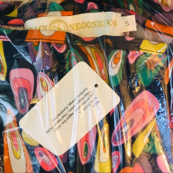 Boutique-Tracy Negoshian gumdrop Gray tunic/dress - Picture 8 of 8